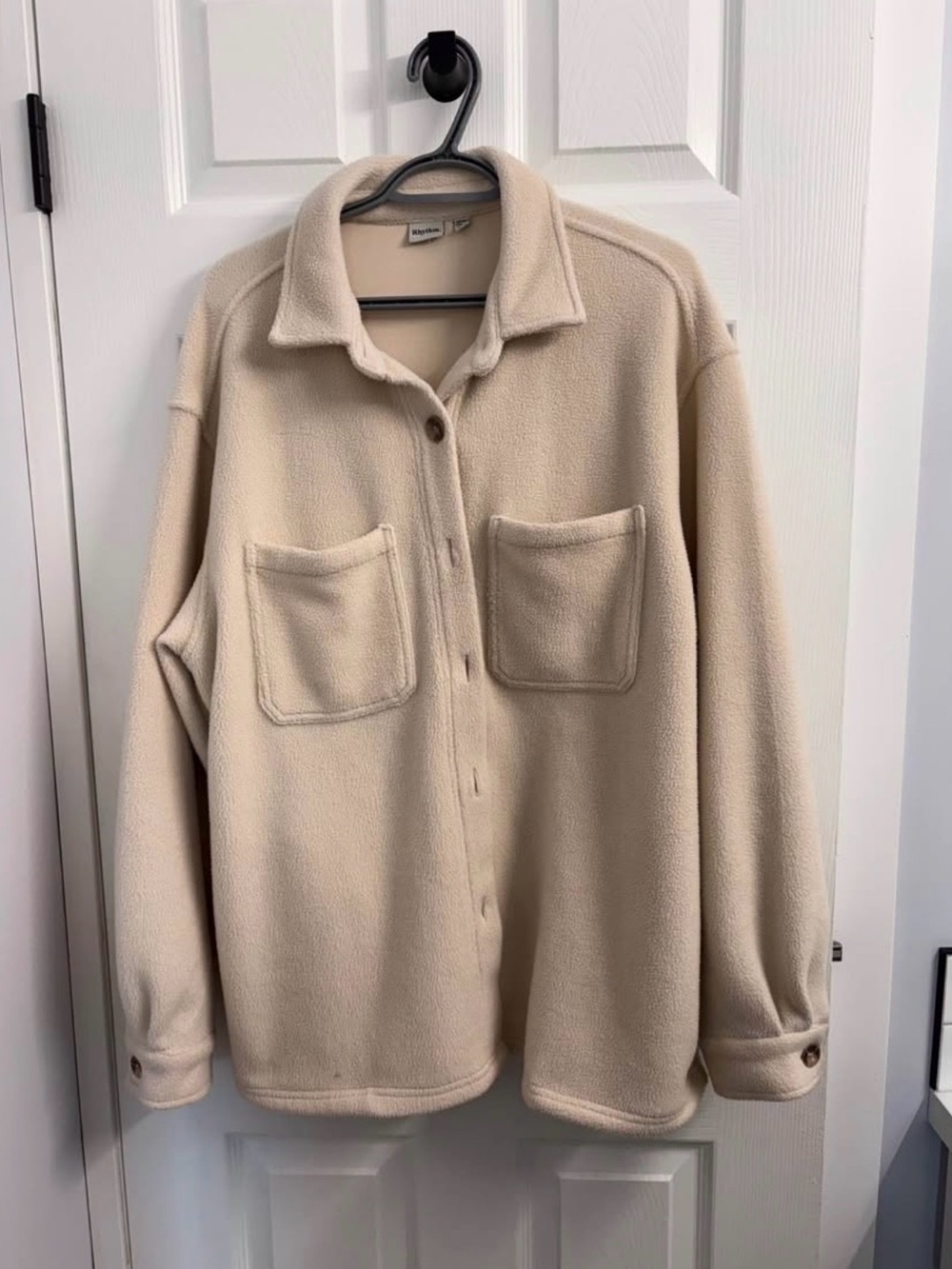 Rhythm Cream Teddy Fleece Shacket